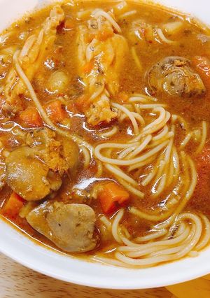 サラスパのスープ-レシピのメイン写真