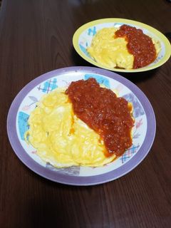 オムライス&オムレツのトマトソース-レシピのメイン写真