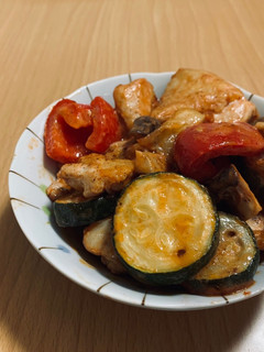 ズッキーニと鶏もものオーロラ炒め-レシピのメイン写真