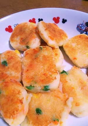 子供のお弁当に！チーズポテト焼き-レシピのメイン写真