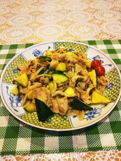 豚バラとズッキーニの炒めもの-レシピのメイン写真