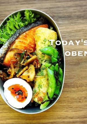 のり弁♪♪シャケ弁♪♪-レシピのメイン写真