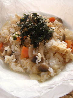 クックパーで簡単♪炊き込みご飯風-レシピのメイン写真