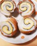 お弁当に！ダブルチーズのちくわロリポップ