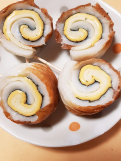 お弁当に!ダブルチーズのちくわロリポップ-レシピのメイン写真