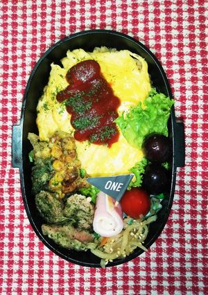 高校男子弁当♡オムライス6/19-レシピのメイン写真