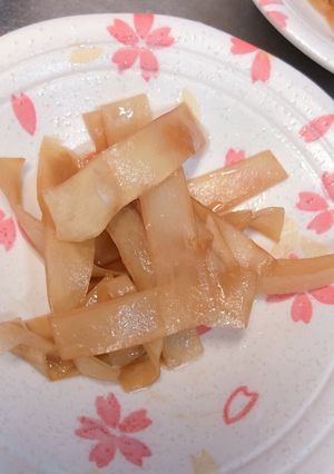 モニタリング 大根の皮った漬け物-レシピのメイン写真