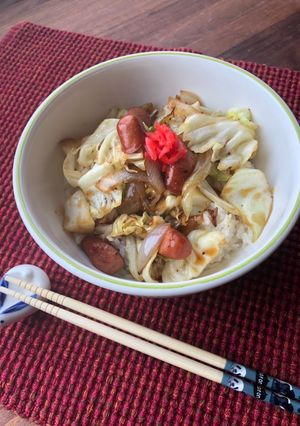 *焼肉のたれたっぷり!野菜丼*-レシピのメイン写真