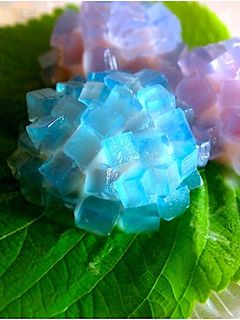紫陽花の和スイーツ-レシピのメイン写真