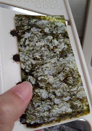 お子様おにぎりに♪噛み切りやすい海苔。-レシピのメイン写真