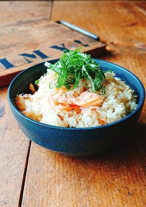 お酒の〆に❤️鮭ごはん-レシピのメイン写真