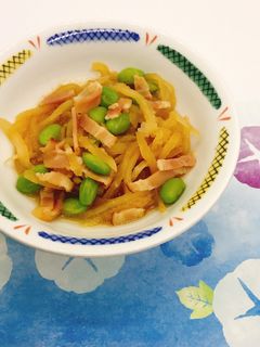 【病院】切干大根とベーコン煮【給食】-レシピのメイン写真