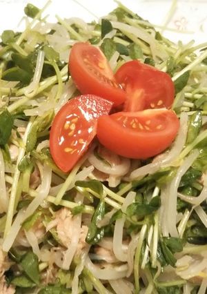 豆苗ともやしとツナのナムル-レシピのメイン写真
