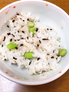 枝豆と塩昆布の混ぜごはん-レシピのメイン写真