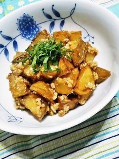 揚げじゃがのそぼろあん-レシピのメイン写真