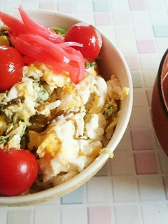 もずく丼-レシピのメイン写真