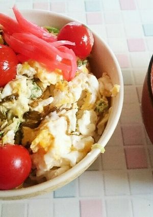 もずく丼-レシピのメイン写真