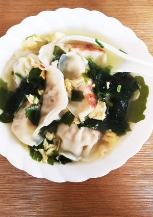 残った餃子と残ったスープで水餃子-レシピのメイン写真