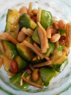 ごぼうと豆の簡単漬け物-レシピのメイン写真