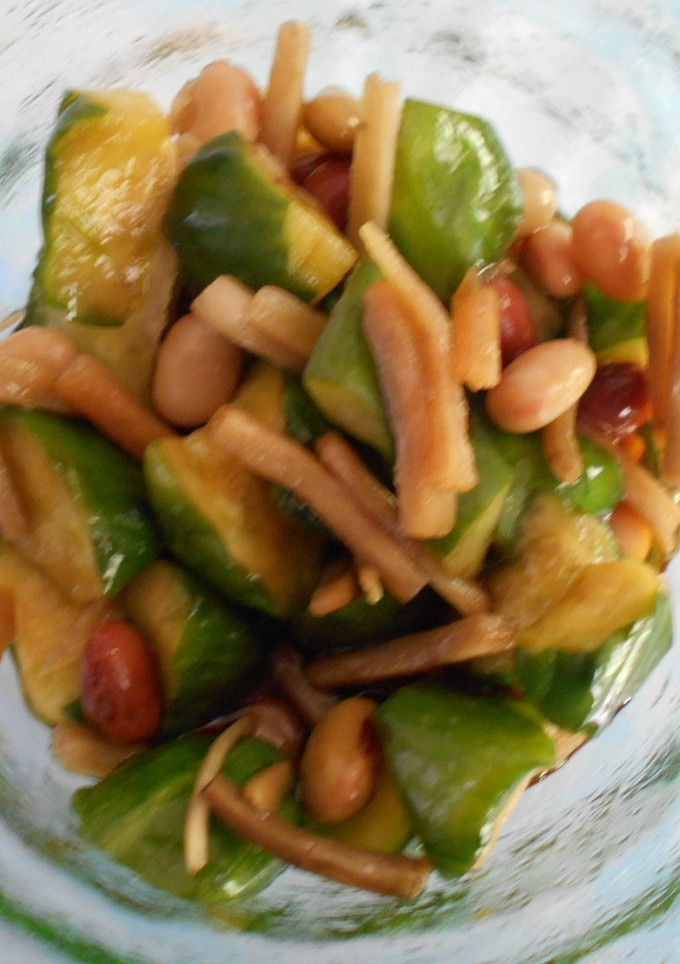 ごぼうと豆の簡単漬け物-レシピのメイン写真
