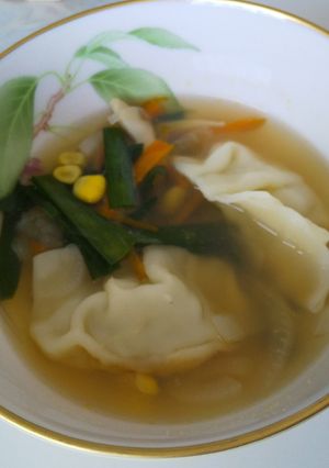 餃子を作った次の日の栄養満点餃子スープ❣-レシピのメイン写真