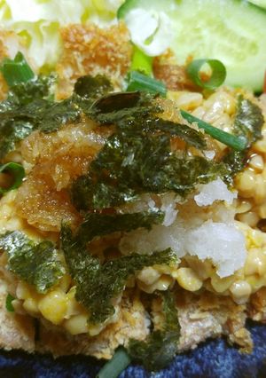 焼きカツの納豆のっけ-レシピのメイン写真