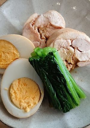 茹でて浸けるだけの新生姜鶏ロール-レシピのメイン写真