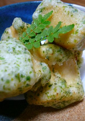 高野豆腐の青海苔揚げ☆-レシピのメイン写真