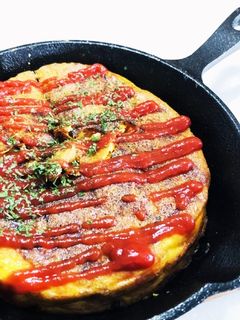 スキレットで★スパニッシュオムレツ-レシピのメイン写真