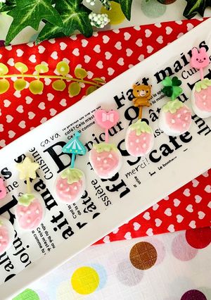 簡単♪♪可愛い♡マシュマロいちごポップ-レシピのメイン写真