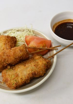 オクラと野菜の肉巻きカツ-レシピのメイン写真