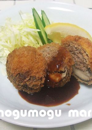 ✿シイタケの肉詰めコロッケ✿-レシピのメイン写真