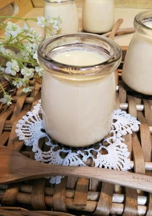 お鍋で簡単♡卵1個こく旨なめらかプリン♪-レシピのメイン写真