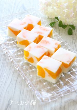 懐かしい味♪フルーツ★ミルク寒天-レシピのメイン写真
