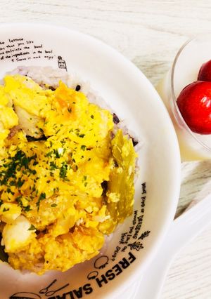 リメイク☆雑穀米の洋風親子丼-レシピのメイン写真