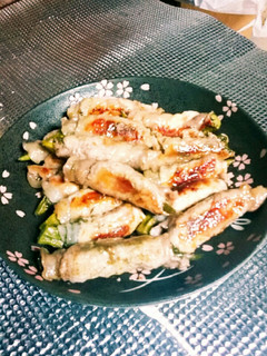 オクラと大葉の豚肉梅肉マヨロール❤-レシピのメイン写真