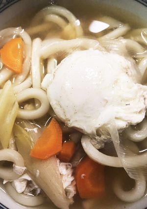 風邪にはうどん!-レシピのメイン写真