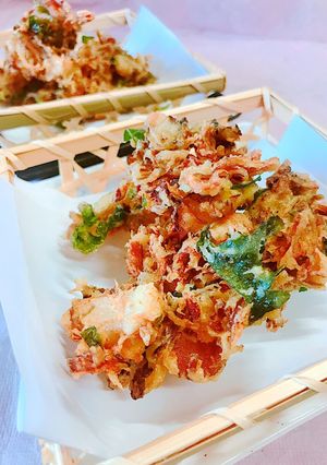 カリカリ✨舞茸と大葉のかき揚げ-レシピのメイン写真