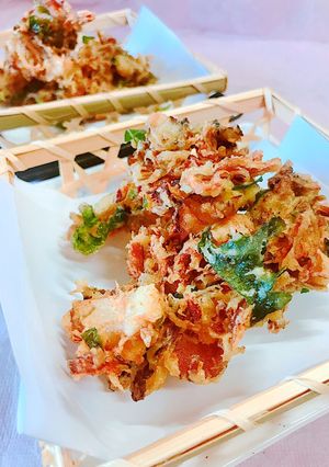 カリカリ✨舞茸と大葉のかき揚げ-レシピのメイン写真