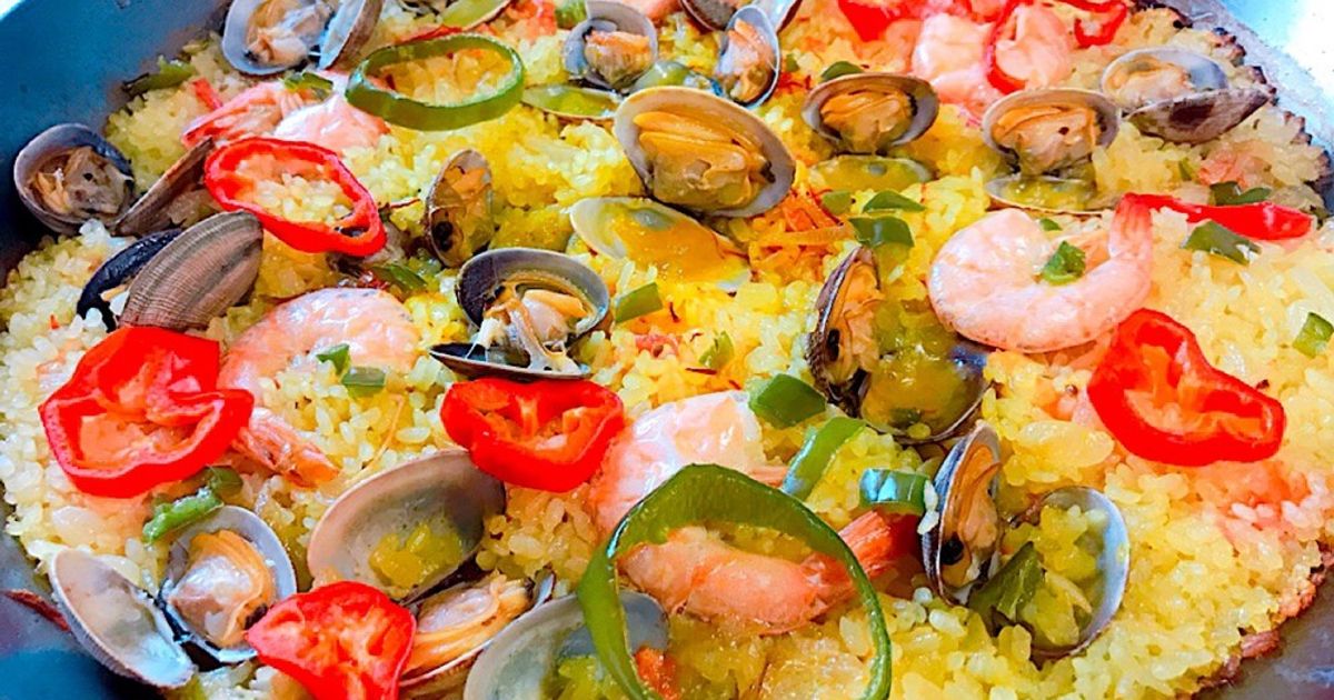 たまには！あさりとエビのパエリア by かっちゃん杉 【クックパッド
