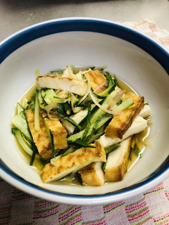 簡単ヘルシー☆厚揚げのあっさり酢の物-レシピのメイン写真
