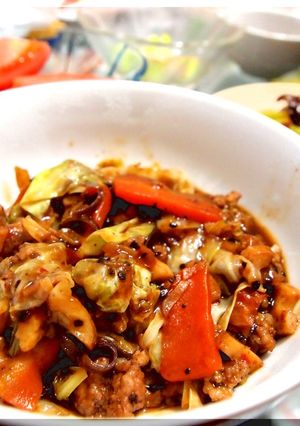 麻婆キャベツ【キャベツの豆鼓醤炒め】-レシピのメイン写真