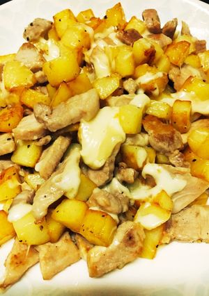 10分で美味しい豚肉ポテト-レシピのメイン写真