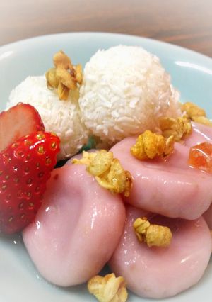 白玉で赤血球と白血球、血小板添え-レシピのメイン写真