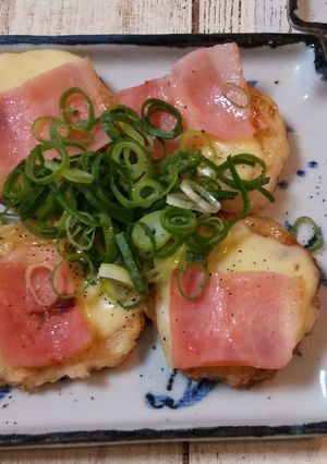 カリッ♪ホクッ山芋ステーキ ベーコン乗せ-レシピのメイン写真