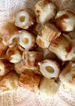 チーズがでない♪ちくわ天の下ごしらえ-レシピのメイン写真