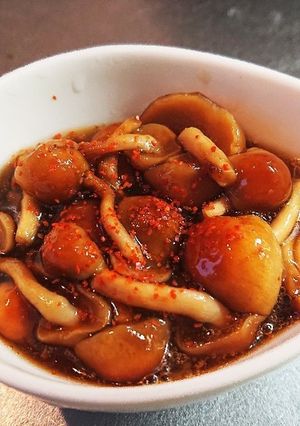 なめこの醤油炒め-レシピのメイン写真