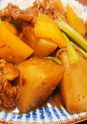 カブでも食べごたえ！豚肉とカブのカレー-レシピのメイン写真