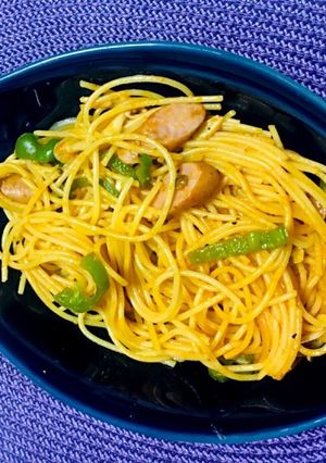 昔ながらのスパゲッティナポリタン-レシピのメイン写真