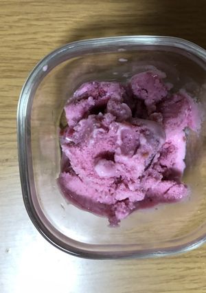 豆乳ミックスベリーシャーベット-レシピのメイン写真